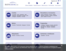 Tablet Screenshot of buencoche.com